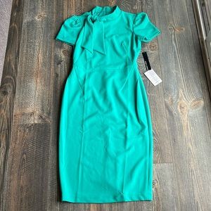 NWT Maggie London Teal Dress
